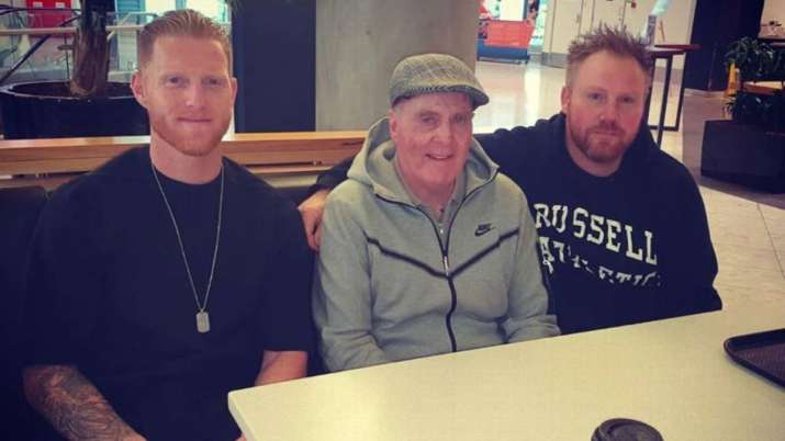 Ben Stokes shared a picture with his father Ged before