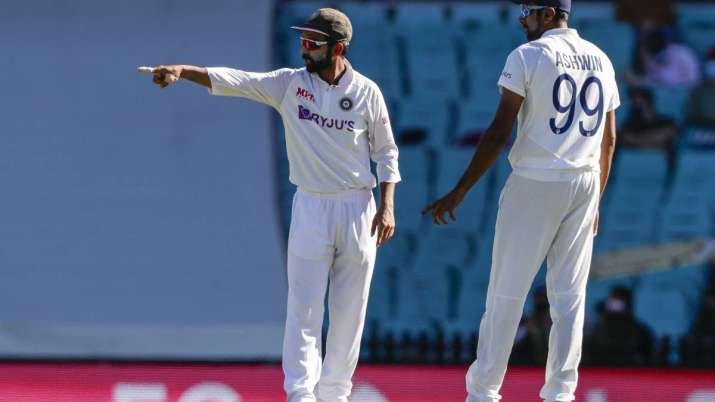 Ajinkya Rahane with R Ashwin