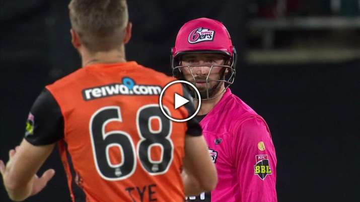 james vince, andrew tye, andrew tye wide, sydney sixers, big bash league, bbl 2021, bbl 2020-21