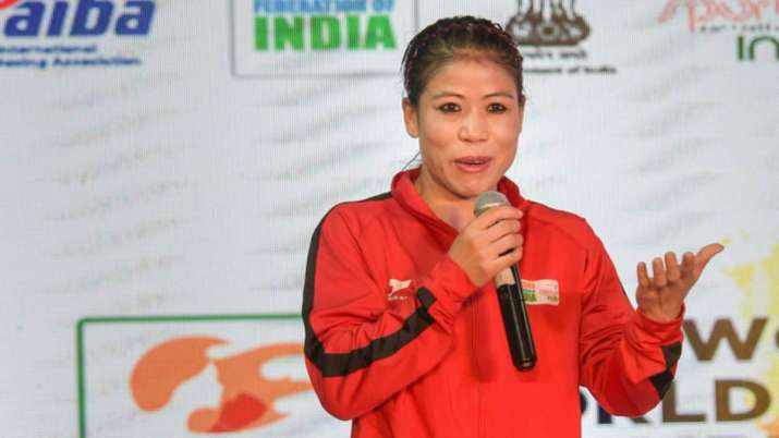 Six-time world champion M C Mary Kom