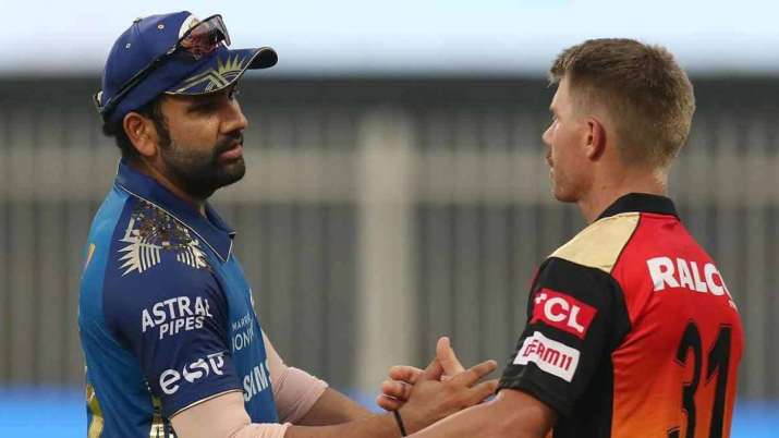 david warner, rohit sharma, mi vs srh, srh vs mi,