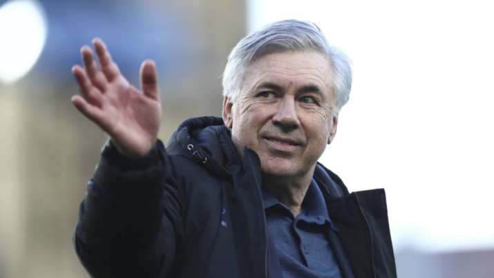 In this Wednesday, May 19, 2021 file photo, Everton's