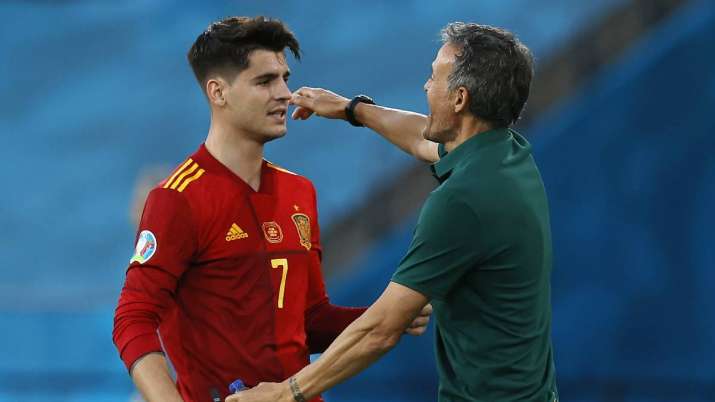 Alvaro Morata, Luis Enrique, euro 2020, spain football team,