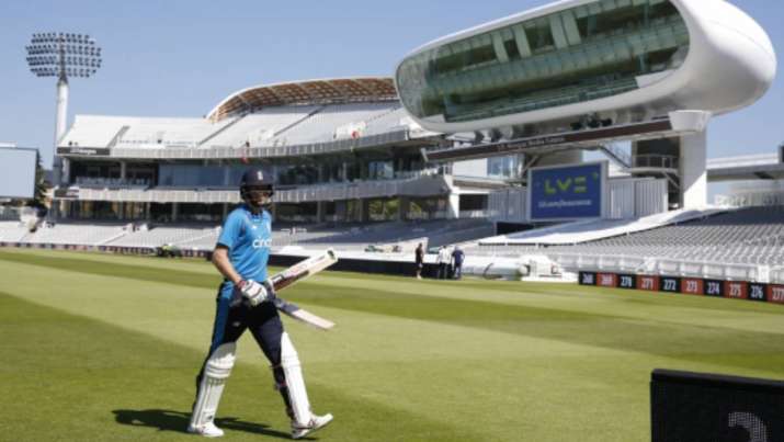 England's Joe Root walks from the field during a practice