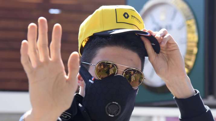 In this March 12, 2020, file photo Renault driver Esteban