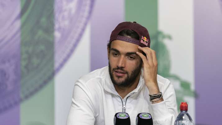 After Italy's Matteo Berrettini attended a press conference