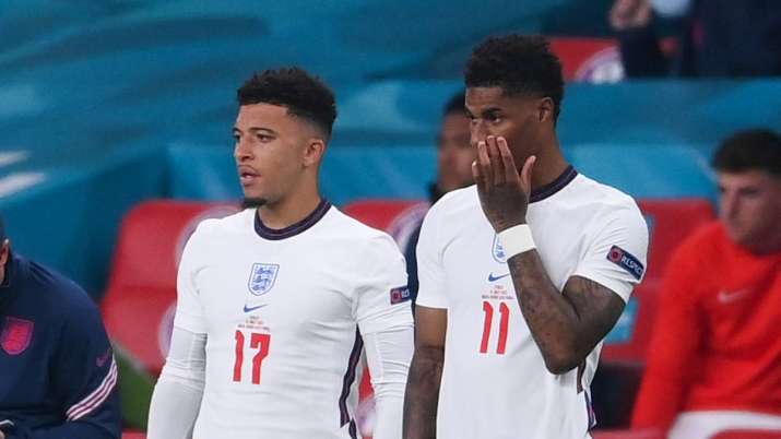 jadon sacho, marcus rashford, euro 2020, england football team,