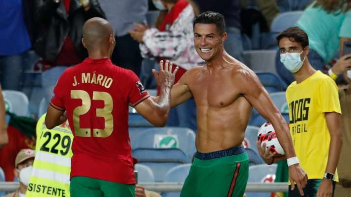 Cristiano Ronaldo breaks men's international goalscoring record; scores brace to hit 111
