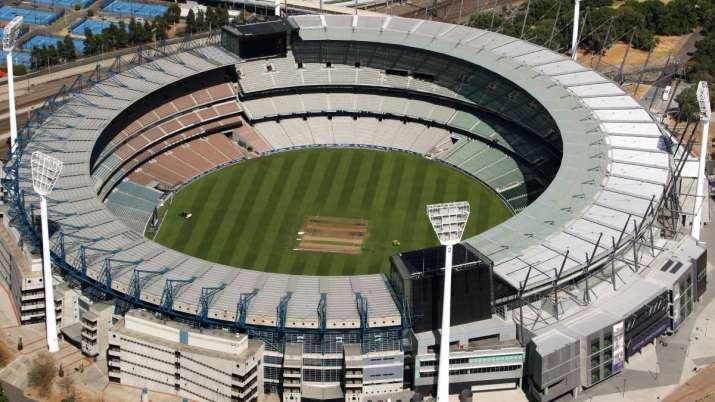 Aerial view of Melbourne Cricket Ground, MCG, 