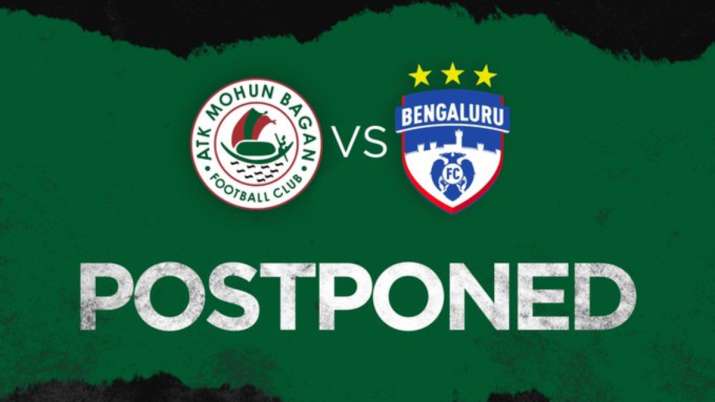 The Indian Super League match between ATK Mohun Bagan and Bengaluru FC was postponed due to COVID-19